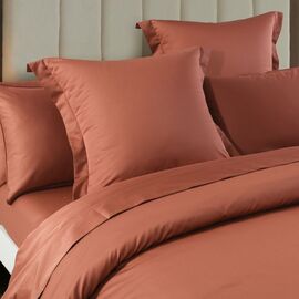 Soho 1000TC Quilt Cover Set Rust [SIZE: Super King Bed]