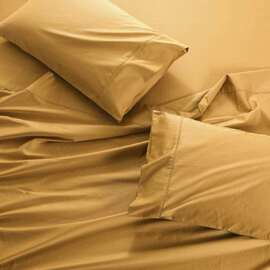 Soho 1000 Thread Count King Size Pillowcase Mustard 