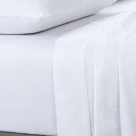 400 Thread Count Fitted sheet Queen Bed Extra Depth White