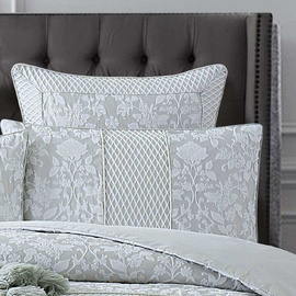 Arden Silver Quilt Cover Set [Size: Super King Bed]