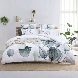 Fawn Green Quilt Cover Set [SIZE: King Bed]