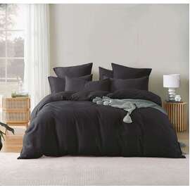 Bamboo Linen Charcoal [SIZE: King Size Pillow Case]