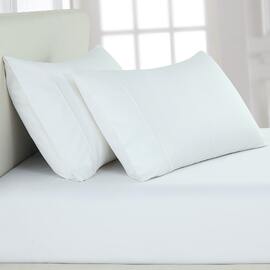 1000TC Cotton Rich Fitted pillowcase Combo White [SIZE: King Bed]