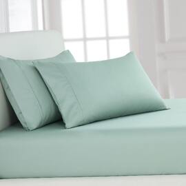 1000TC Cotton Rich Fitted pillowcase Combo Sage [SIZE: King Bed]