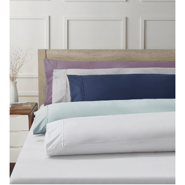 400 Thread Count White Body Pillowcase