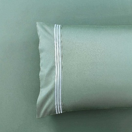 Ambassador 1000 TC Embroidered Sheet Set Sea Green [SIZE: King Bed]