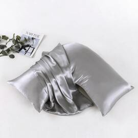 Silk U-Pillowcase Silver