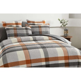 Riley Rust Waffle Quilt Cover Set [SIZE: Super King Bed]