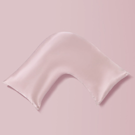 Silk U-Pillowcase Soft Pink