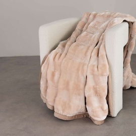 Teddy Mink Blanket Beige