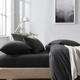 Jersey Charcoal [SIZE: Standard Pillowcase Pair]