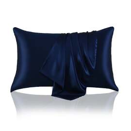 Silk Pillowcase Navy