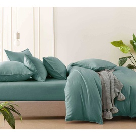 Bamboo Linen Duck Egg [SIZE: King Size Pillow Case]