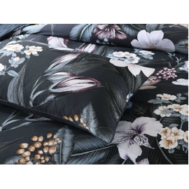 Dakota Black Quilt Cover Set [SIZE: Queen Bed]