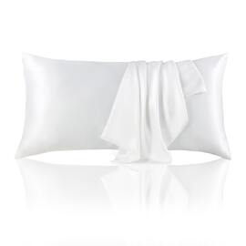 Silk King Size Pillowcase White