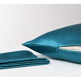 Silk King Size Pillowcase Aqua