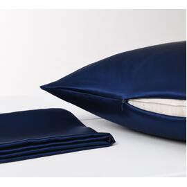 Silk U-Pillowcase Navy