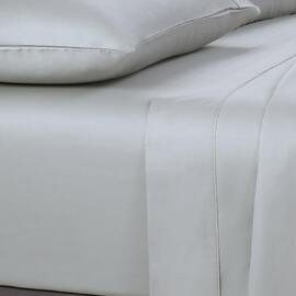 400TC Fitted Sheet Silver King Bed Extra Depth