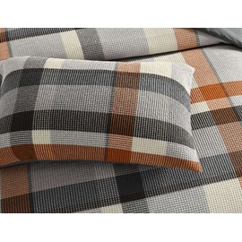 Riley Rust Waffle Quilt Cover Set [SIZE: Super King Bed]