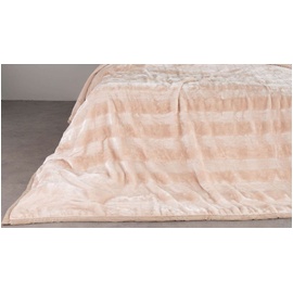 Teddy Mink Blanket Beige