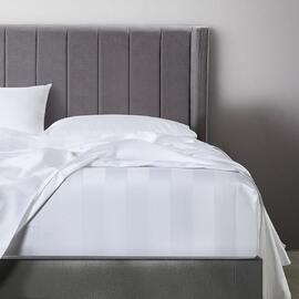 Bespoke 1200TC Sheet Set White Queen Bed Extra Depth