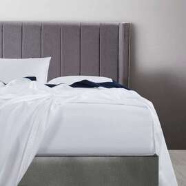 Plaza Navy 1000TC Sheet Set Queen Bed