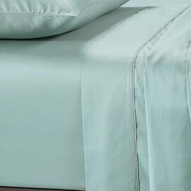 400TC 50cm Fitted Sheets Queen Bed Extra Depth [colour: Forest Green]