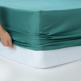 400 Thread Count Sheet Set Aqua Long Single Bed