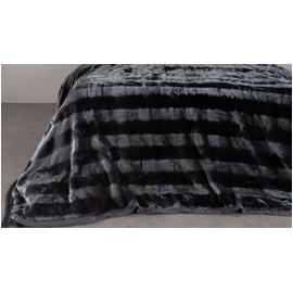 Teddy Mink Blanket Charcoal