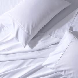 Soho 1000 Thread Count Cotton Sheet Set White [SIZE: Super King Bed Extra Depth]