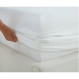 1000TC Cotton Rich Fitted pillowcase Combo White [SIZE: King Bed]