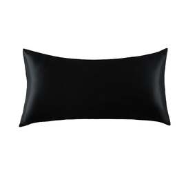 Silk King Size Pillowcase Black 