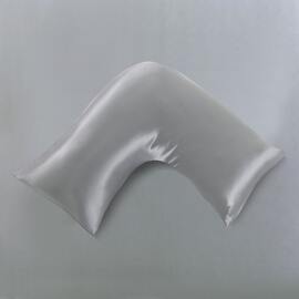 Silk U-Pillowcase Silver