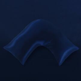 Silk U-Pillowcase Navy