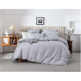 Gingham Grey [SIZE: European Pillow Case]