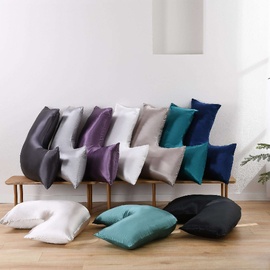 Silk U-Pillowcase Charcoal