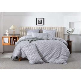 Gingham Grey [SIZE: European Pillow Case]