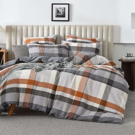 Riley Rust Waffle Quilt Cover Set [SIZE: Super King Bed]