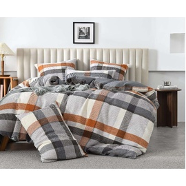 Riley Rust Waffle Quilt Cover Set [SIZE: Super King Bed]