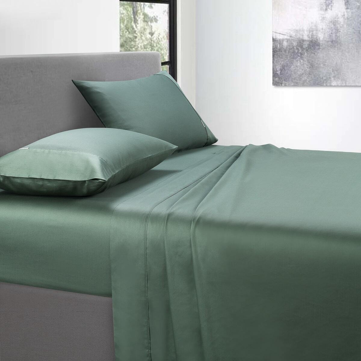 400TC Fitted Sheet- King Bed Extra Depth