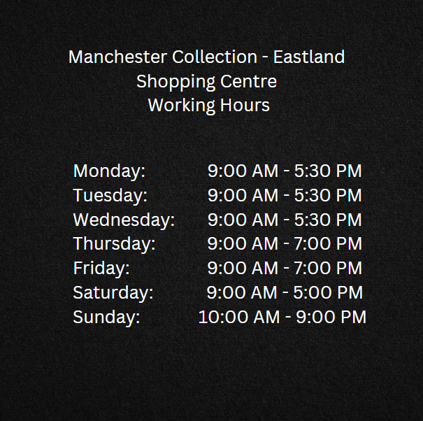 manchester collection broadmeadows trading hours