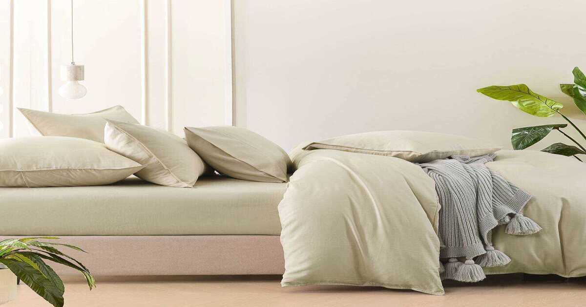 An image of cooling bed sheets made from bamboo.