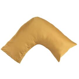 Soho 1000 Thread Count U Shaped Pillowcase Mustard