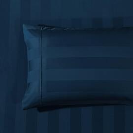 Bespoke 1200TC Navy Queen Size Pillowcase PAIR