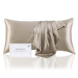 Silk King Size Pillowcase Champagne