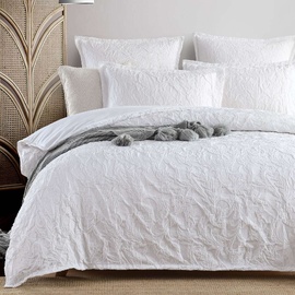 Sofia White Quilt Cover Set [SIZE: Super King Bed]