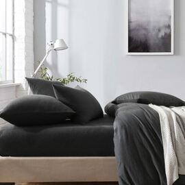 Jersey Charcoal [SIZE: King Size Pillowcase Pair]